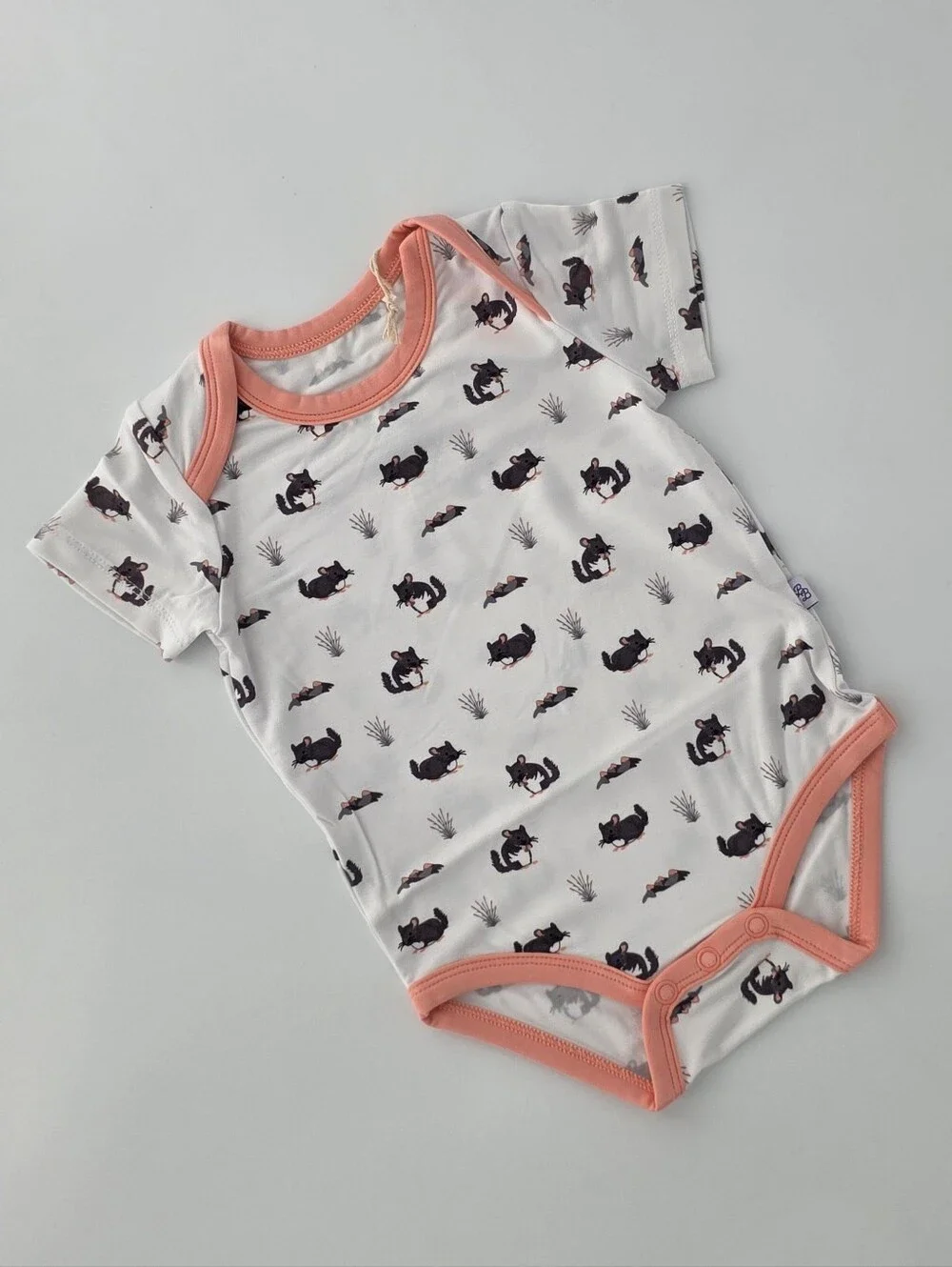 Bubble Baby Mouse Short Sleeve Bodysuit